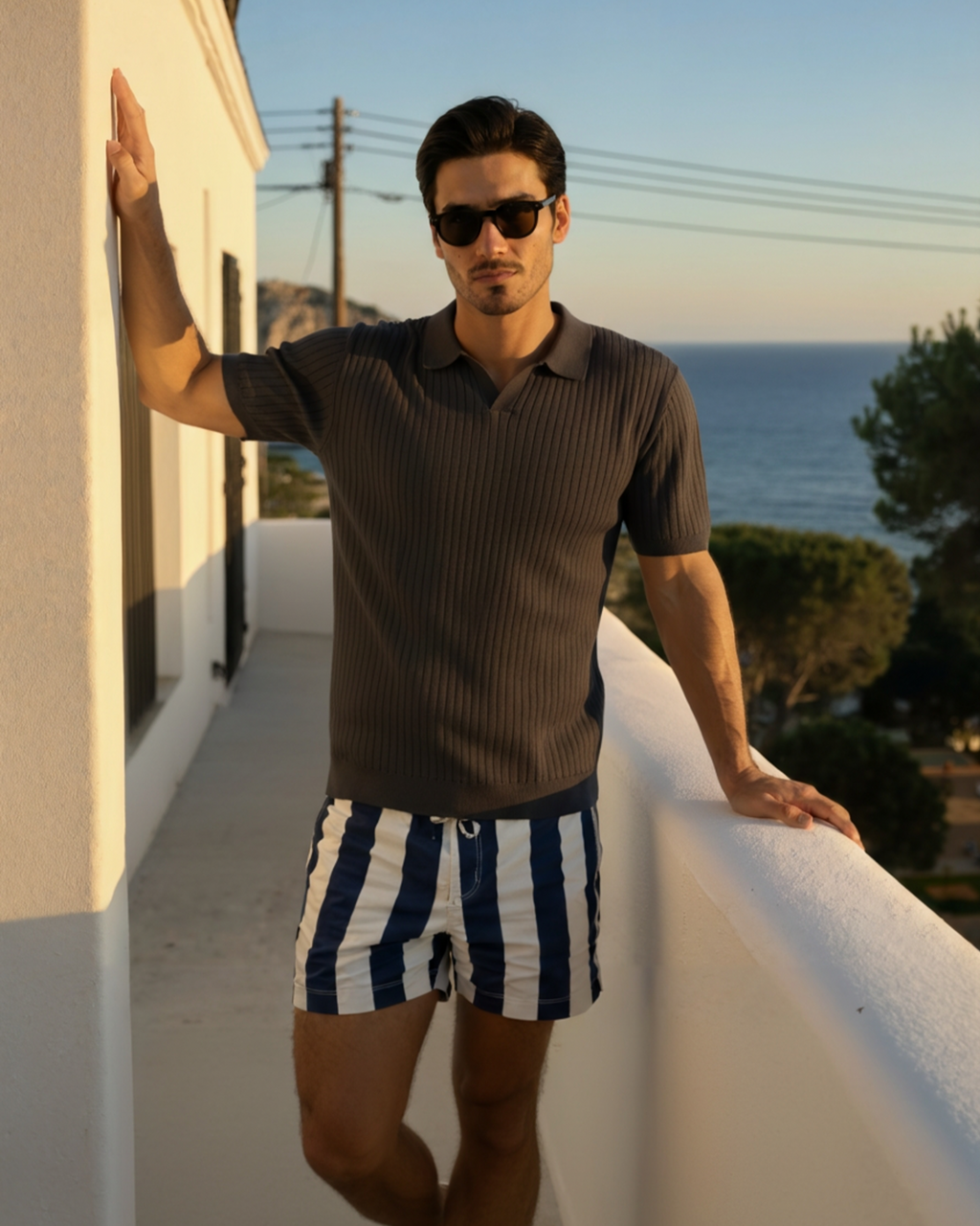 Bari | Comfortable Ribbed Polo