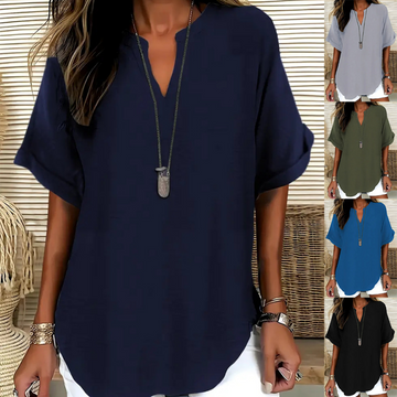 Laurel | Lightweight V-Neck Blouse