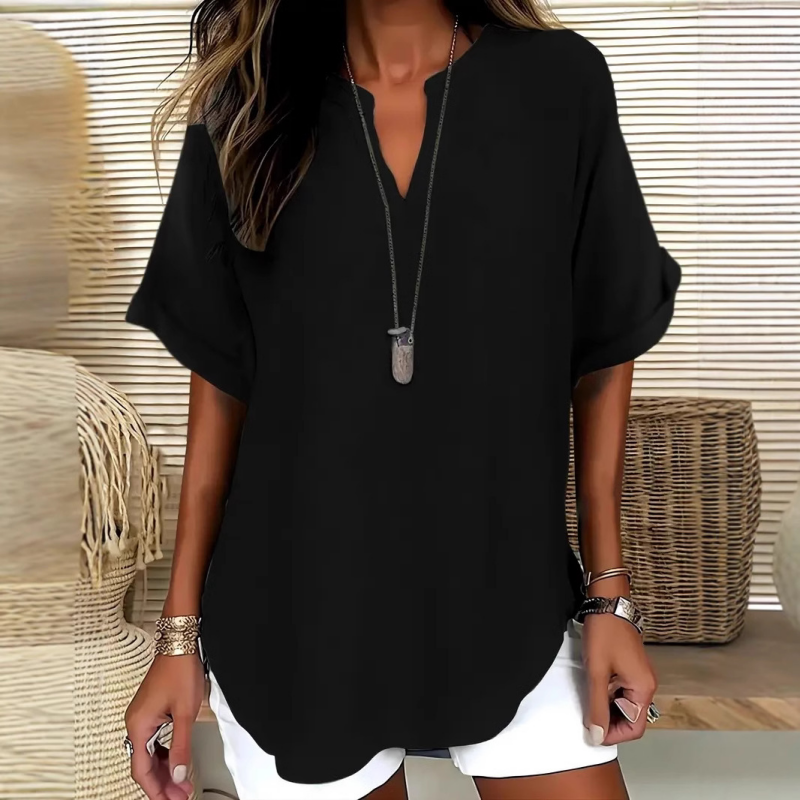 Laurel | Lightweight V-Neck Blouse