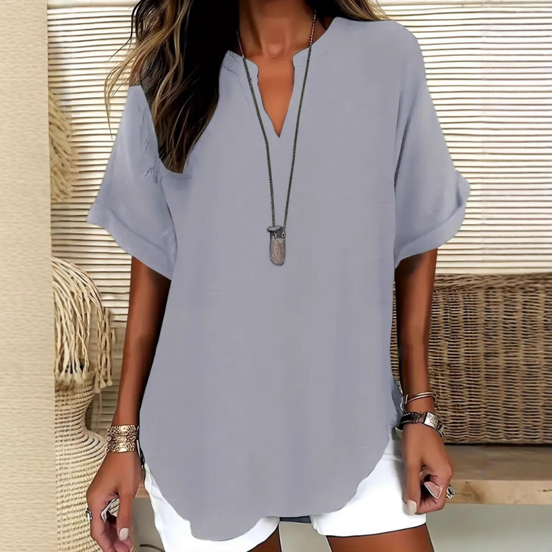 Laurel | Lightweight V-Neck Blouse