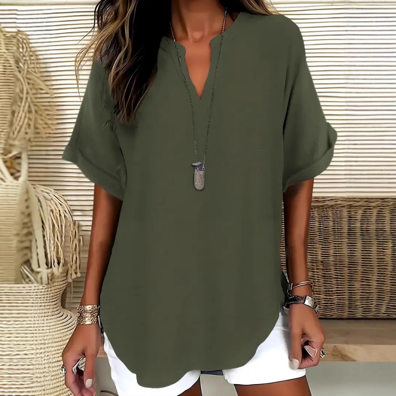 Laurel | Lightweight V-Neck Blouse