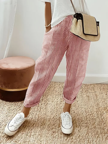 Florence | Lightweight Stripe Trousers