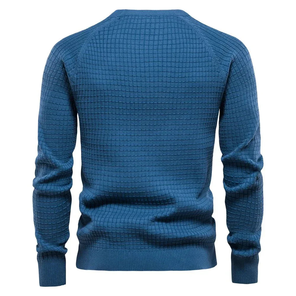 Vincent | Stylish Diamond-Pattern Pullover