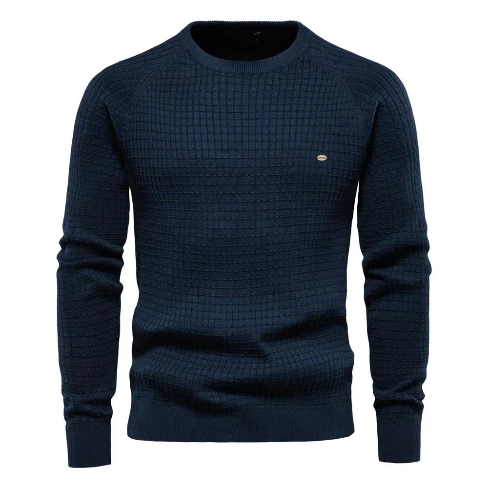 Vincent | Stylish Diamond-Pattern Pullover
