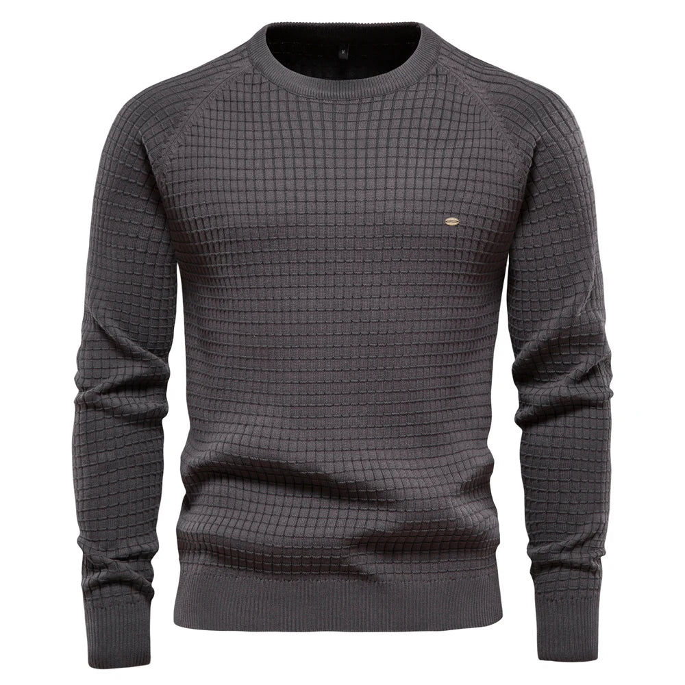 Vincent | Stylish Diamond-Pattern Pullover