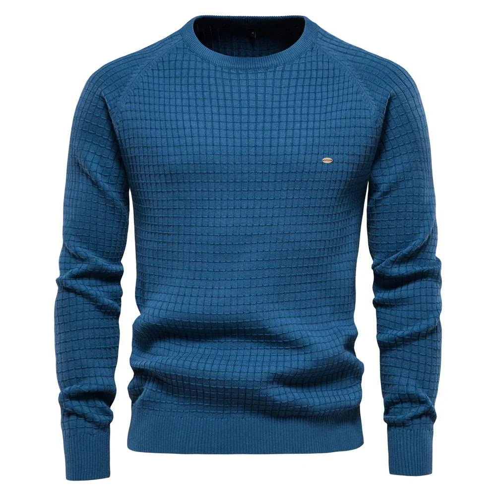Vincent | Stylish Diamond-Pattern Pullover