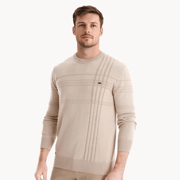 Gabriel | Stylish Diamond-Pattern Pullover