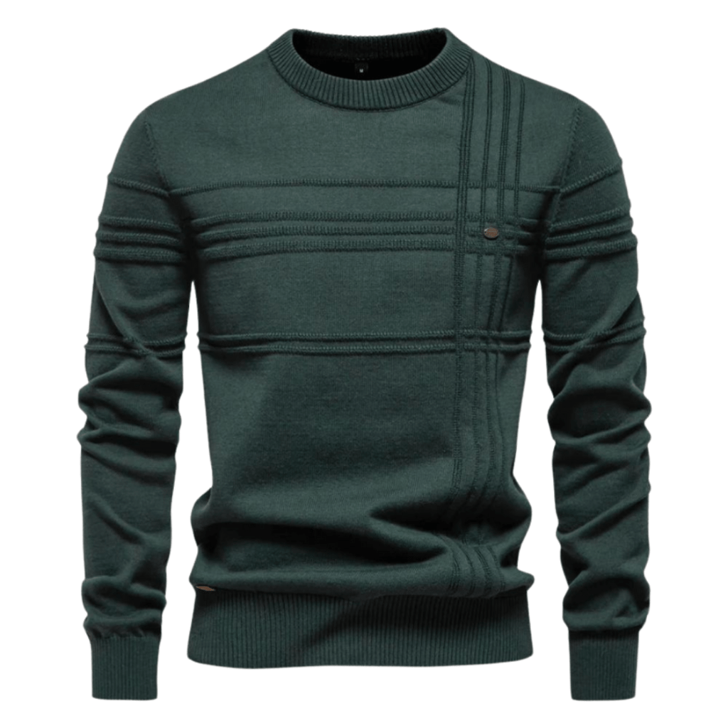 Gabriel | Stylish Diamond-Pattern Pullover