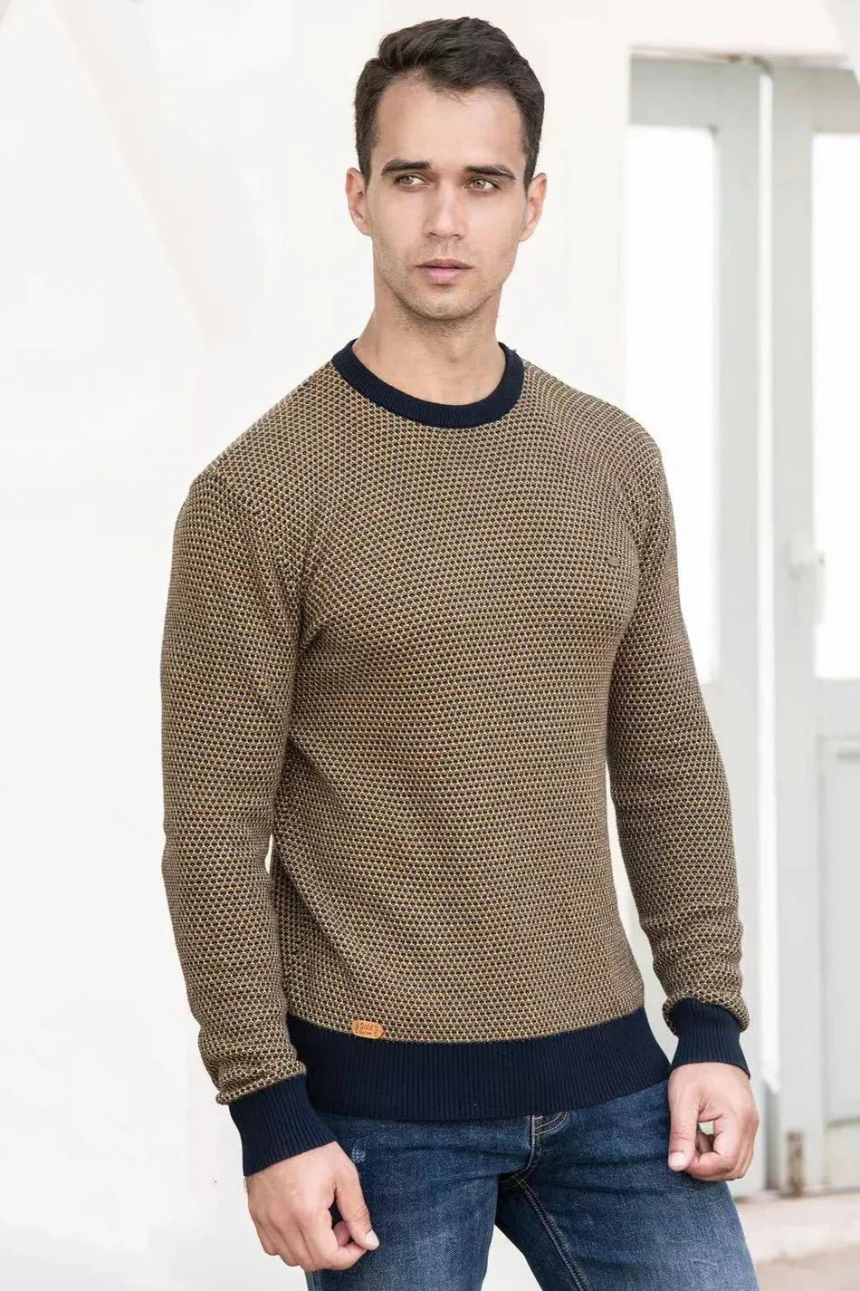 Julius | Stylish Diamond-Pattern Pullover