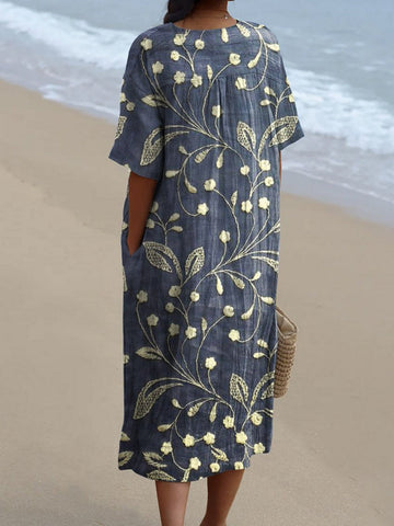 Lieke | Vintage Floral Dress